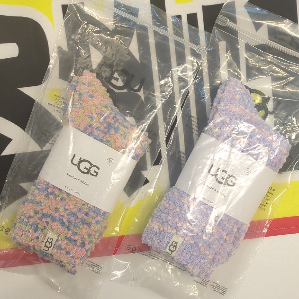 2 x UGG Crew Socks Multi-Marl - Picture 5 of 5